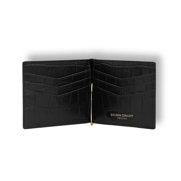 Golden Concept - Leather Accessories - Money Clip (Croco Embossed)