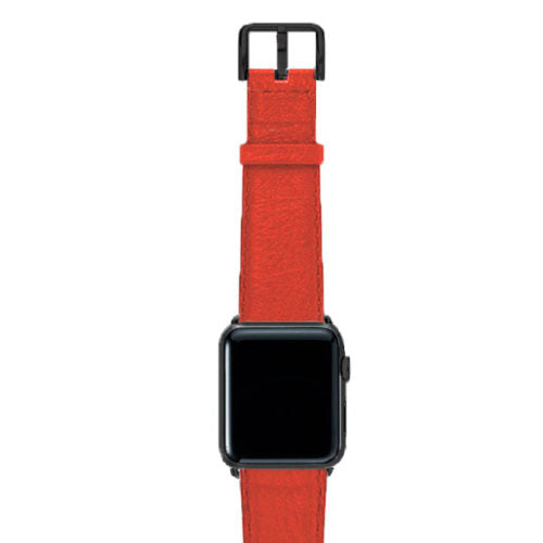 Meridio - Apple Watch Leather Strap - Nappa Collection - Coral