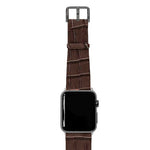 Load image into Gallery viewer, Meridio - Apple Watch Leather Strap - Reptilia Collection - Evening Shadow
