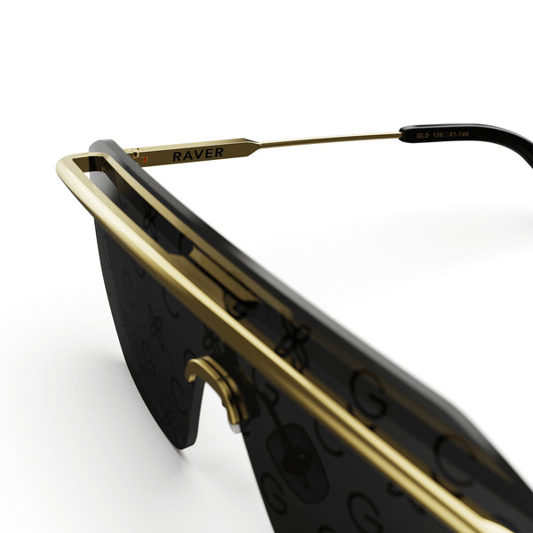 Sunglasses - The Raver - Gold