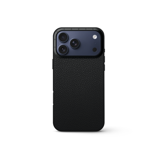 iPhone Case 17 - Full-Grain Leather - Black