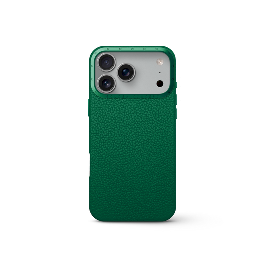 iPhone Case 17 - Full-Grain Leather - Evergreen