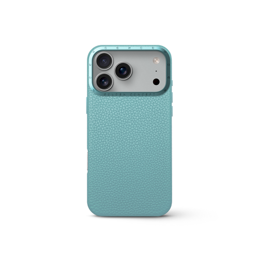iPhone Case 17 - Full-Grain Leather - Sky