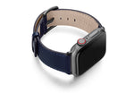 Load image into Gallery viewer, Meridio - Apple Watch Leather Strap - Nappa Collection - Mediterranean Blue
