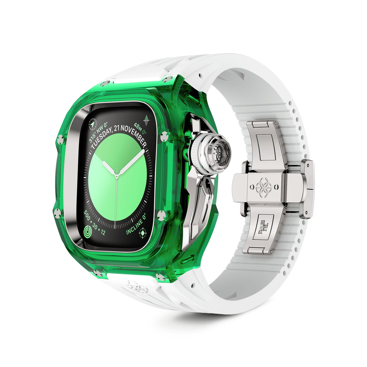 デジタル時計 Apple Watch Case / RSTRIII49 - CRYSTAL STEEL WC-RSTRIII49-CR-SL_0002-