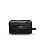 Load image into Gallery viewer, Leather Accessories - Toiletry Bag - Croco Embossed - Small