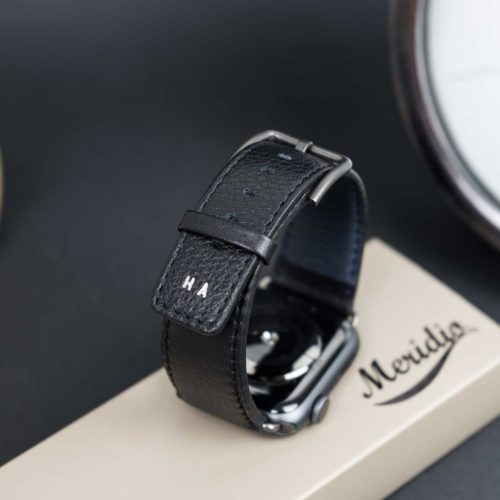 Meridio - Apple Watch Leather Strap - Nappa Collection - Ink