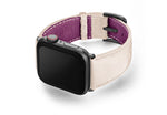 Load image into Gallery viewer, Meridio - Apple Watch Leather Strap - Nappa Collection - Angel Whisper
