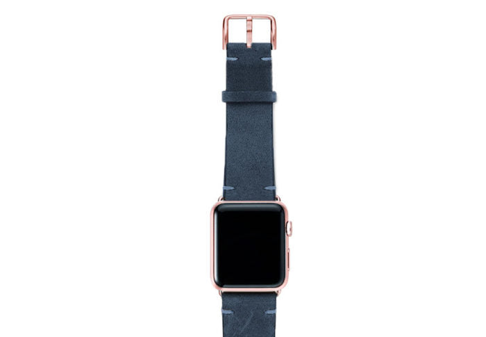 Meridio - Apple Watch Leather Strap - Vintage Collection - Arctic Night