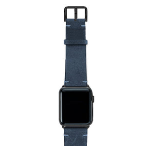 Meridio - Apple Watch Leather Strap - Vintage Collection - Arctic Night