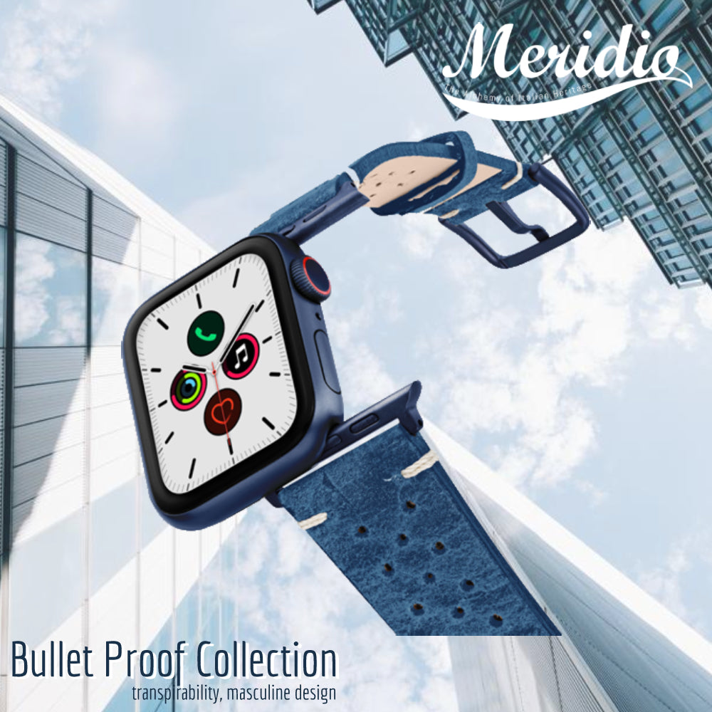 Meridio - Apple Watch 皮革錶帶 - 防彈系列 - 呼吸