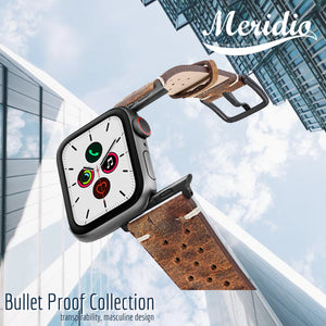 Meridio - Apple Watch 皮革表带 - 防弹系列 - 护理