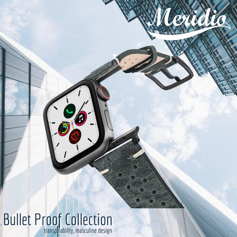 Meridio - Apple Watch Leather Strap - Bullet Proof Collection - Stronger
