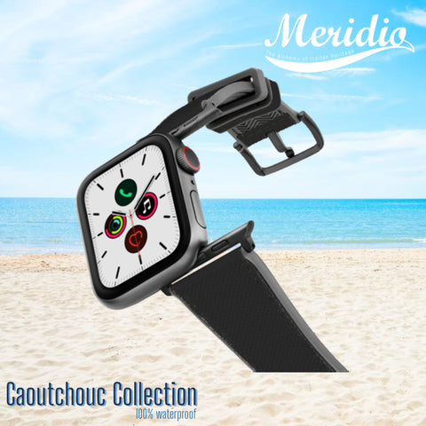 Meridio - Apple Watch Strap - Caoutchouc Collection - Gloomy