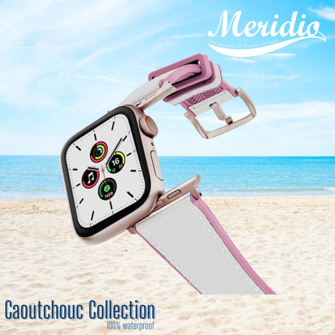 Meridio - Apple Watch Strap - Caoutchouc Collection - Pink Sand