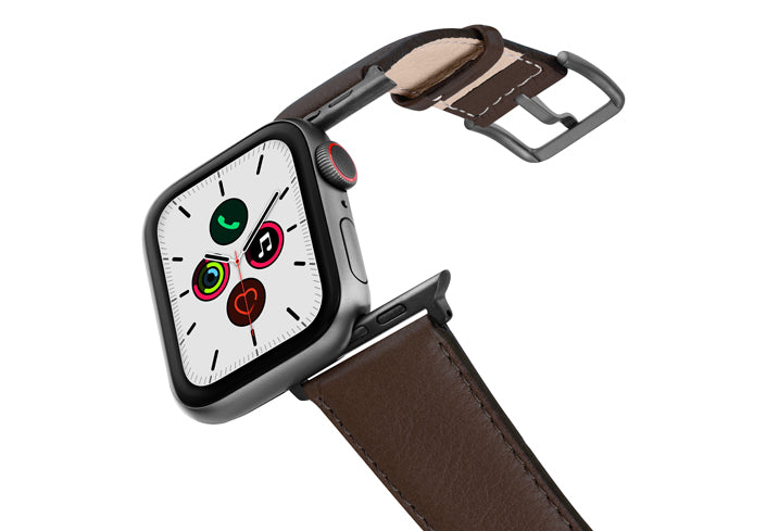 Meridio - Apple Watch 皮革表带 - Nappa 系列 - 栗色