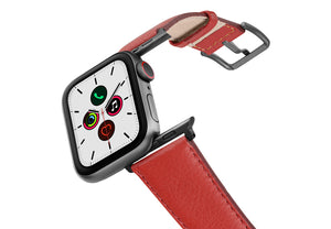 Meridio - Apple Watch Leather Strap - Nappa Collection - Coral