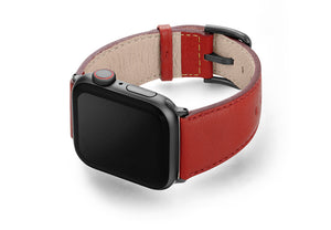 Meridio - Apple Watch Leather Strap - Nappa Collection - Coral