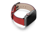 将图片加载到图库查看器，Meridio - Apple Watch 皮革表带 - Nappa 系列 - 珊瑚色
