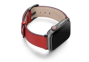Meridio - Apple Watch Leather Strap - Nappa Collection - Coral
