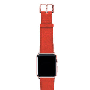 Meridio - Apple Watch Leather Strap - Nappa Collection - Coral