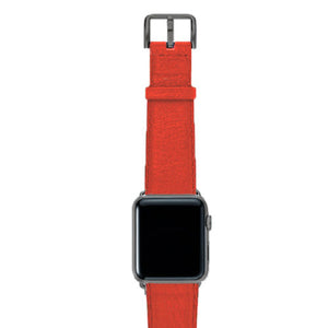 Meridio - Apple Watch 皮革表带 - Nappa 系列 - 珊瑚色