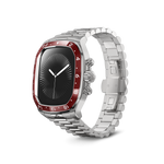 Load image into Gallery viewer, Apple Watch Case / CRCS46 Silver/Red
