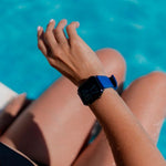 Load image into Gallery viewer, Meridio - Apple Watch Strap - Caoutchouc Collection - Deep Ocean
