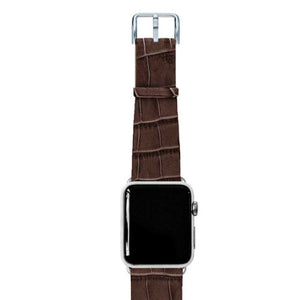 Meridio - Apple Watch Leather Strap - Reptilia Collection - Evening Shadow