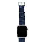 Load image into Gallery viewer, Meridio - Apple Watch Leather Strap - Reptilia Collection - Global Waters
