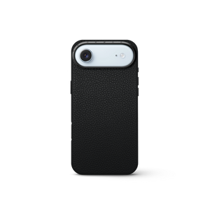 iPhone 17 手機殼 - 全粒面皮革 - 黑色