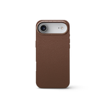 將圖片載入圖庫檢視器 iPhone 17 手機殼 - 全粒面皮革 - 栗色
