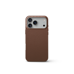 將圖片載入圖庫檢視器 iPhone 17 手機殼 - 全粒面皮革 - 栗色
