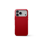 將圖片載入圖庫檢視器 iPhone 17 手機殼 - 全粒面皮革 - 櫻桃紅
