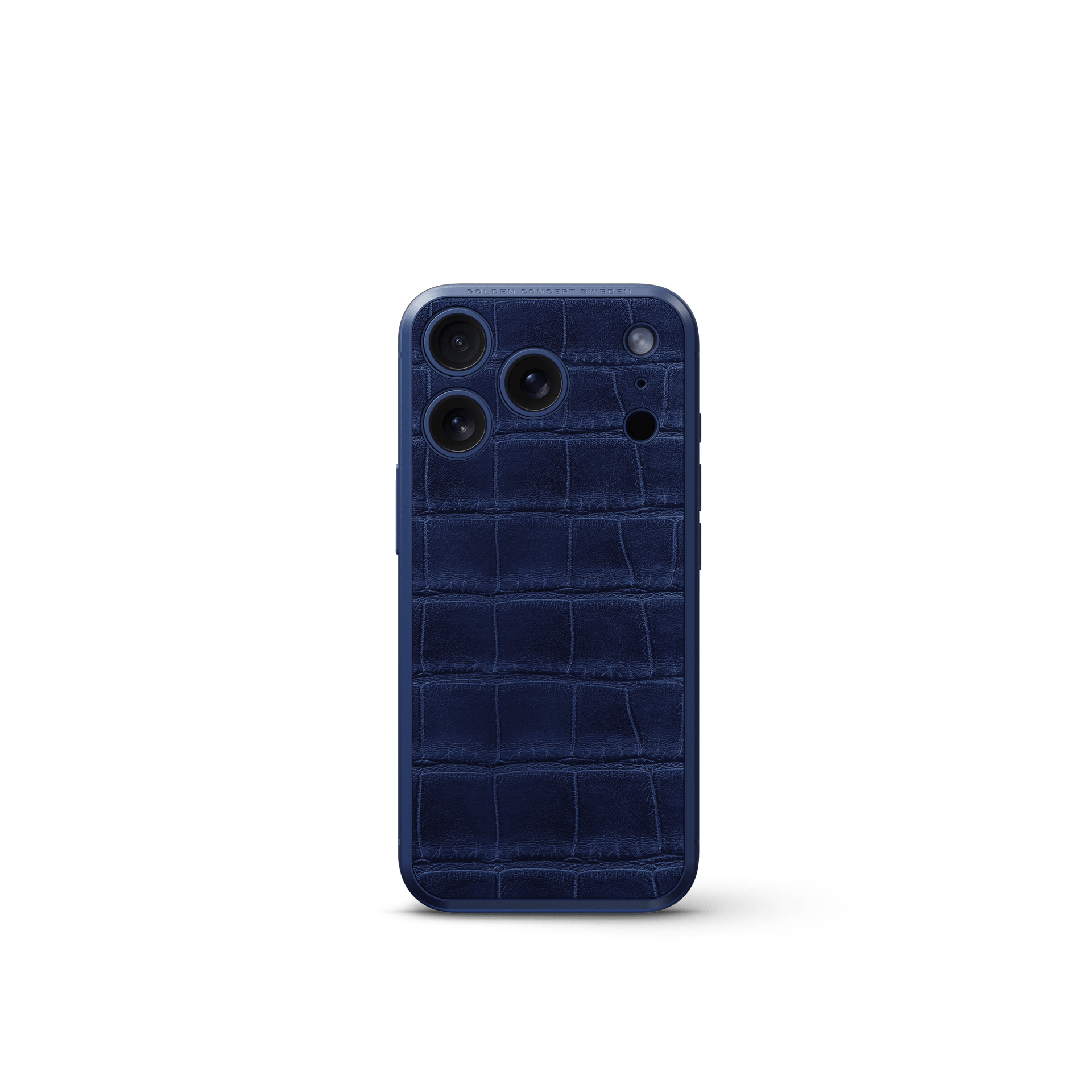 iPhone 17 手機殼 / 磁力屏蔽 - 鱷魚壓紋 - 午夜藍