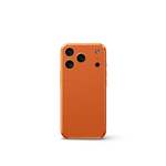 將圖片載入圖庫檢視器 iPhone 17 手機殼 / 防磁保護殼 - 全粒面皮革 - 橘色
