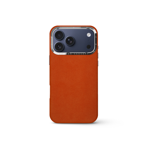 iPhone Case 17 - Alcantara - Orange