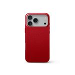 將圖片載入圖庫檢視器 iPhone 17 手機殼 - 全粒面皮革 - 櫻桃紅
