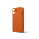 將圖片載入圖庫檢視器 iPhone 17 手機殼 / 防磁保護殼 - 全粒面皮革 - 橘色
