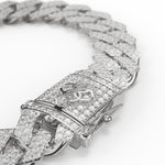 Load image into Gallery viewer, Sterling Silver Cuban Necklace - Iced
