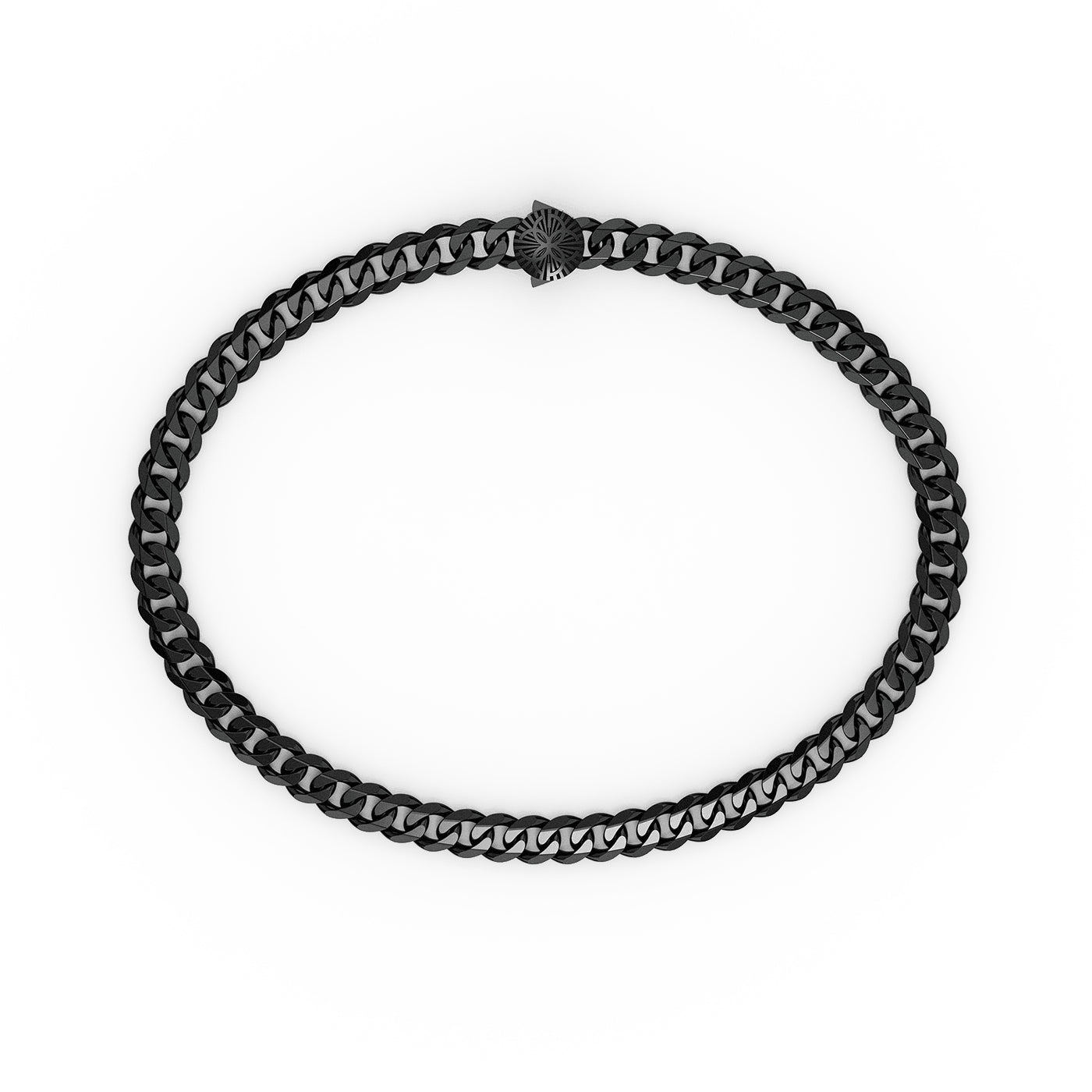 Necklace - Cuban 13 MM - Black