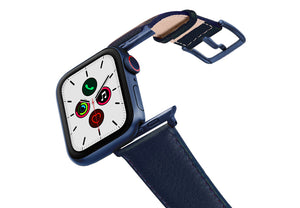 Meridio - Apple Watch 皮革表带 - Nappa 系列 - 地中海蓝