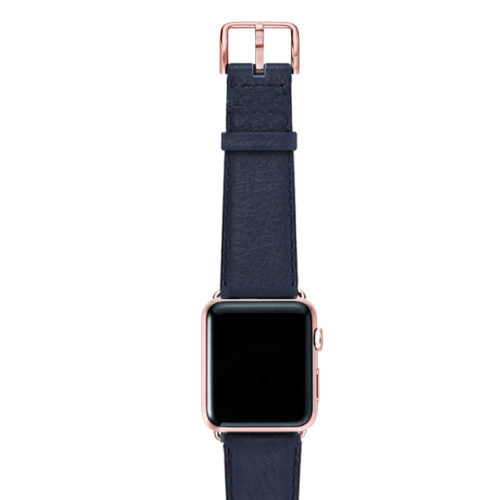 Meridio - Apple Watch 皮革表带 - Nappa 系列 - 地中海蓝
