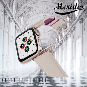 Meridio - Apple Watch Leather Strap - Nappa Collection - Angel Whisper