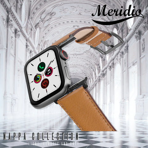 Meridio - Apple Watch Leather Strap - Nappa Collection - Goldstone