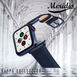 将图片加载到图库查看器，Meridio - Apple Watch 皮革表带 - Nappa 系列 - 地中海蓝
