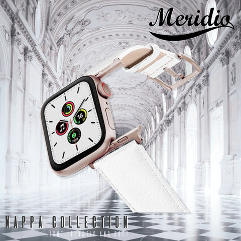 Meridio - Apple Watch Leather Strap - Nappa Collection - Off White