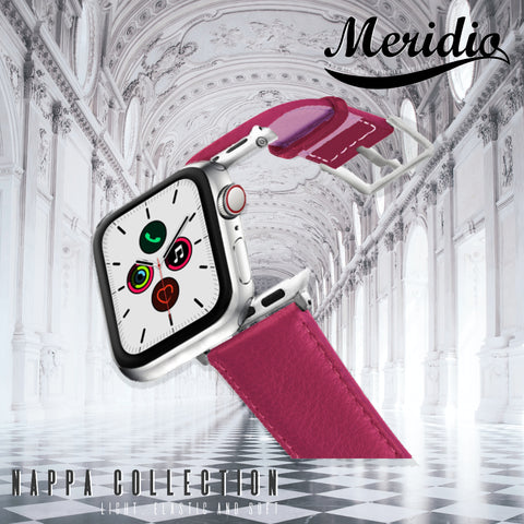 Meridio - Apple Watch Leather Strap - Nappa Collection - Scarlet’s Velvet