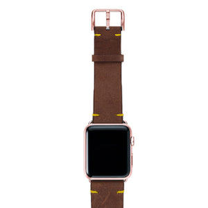 Meridio - Apple Watch Leather Strap - Vintage Collection - Old Brown