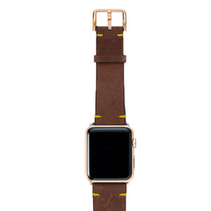 Meridio - Apple Watch 皮革錶帶 - 復古系列 - 舊棕色